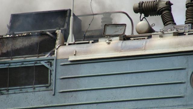 На ст. Волочаевка-II Смидовичского района ЕАО загорелся тепловоз