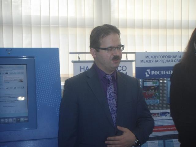 Директор Хабаровского филиала ОАО Ростелеком Евгений Торгашин 