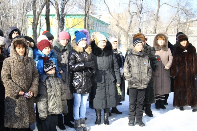 Участники митинга