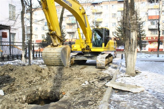 Ликвидировать аварийную ситуацию на теплосетях в Биробиджане планируется к 23 часам