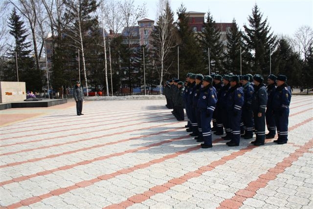 Инструктаж личного состава патрульно-постовых нарядов Биробиджанского гарнизона