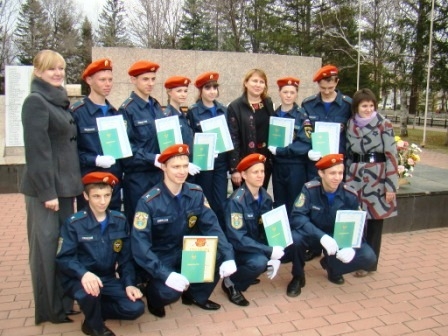 Погоны кадетов МЧС вручили 21 юному спасателю в Биробиджане