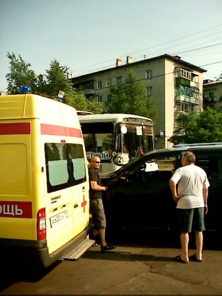 ДТП с участием пассажирского автобуса