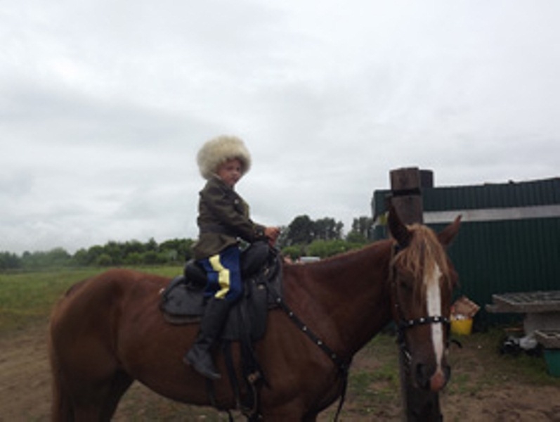 Впервые состоялась казачья скачка