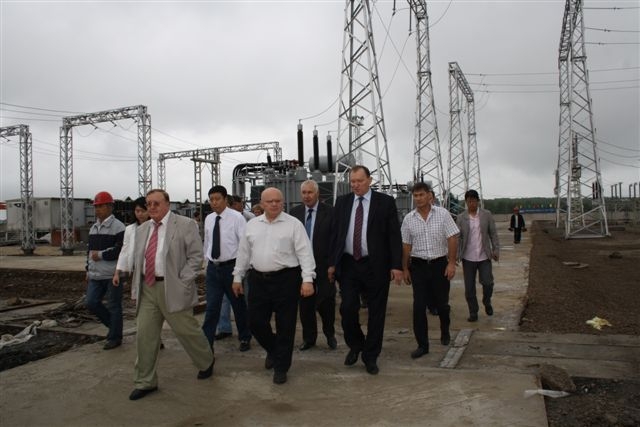 На ст роительстве подстанции 220 кВт