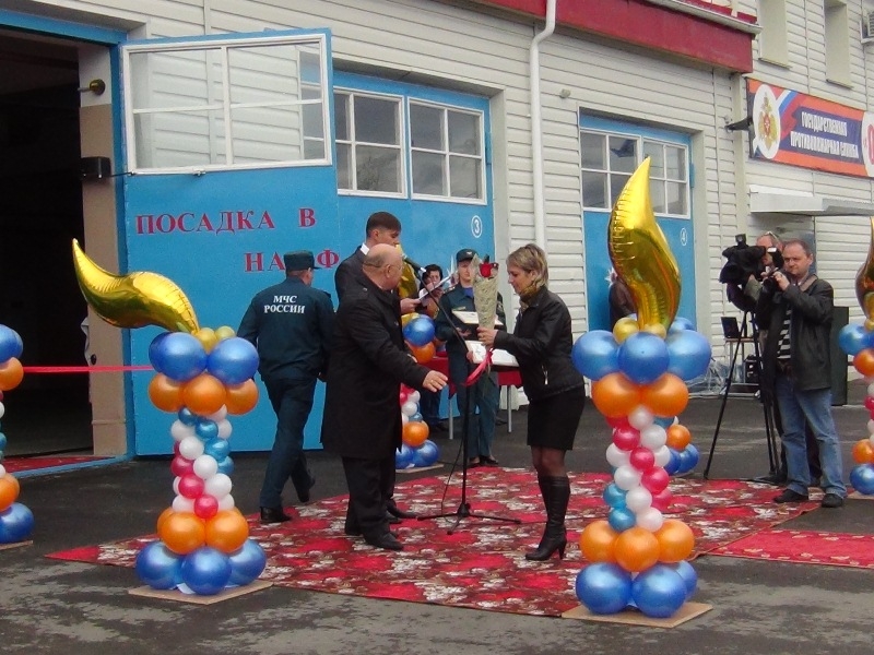 Новое здание федеральной пожарной части №1 торжественно открыли в Биробиджане