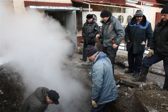 Порыв теплотрассы произошел в Биробиджане