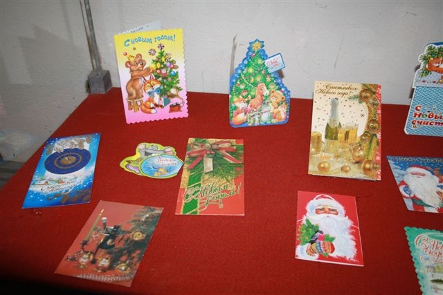 Выставка новогодних открыток открылась в селе Валдгейм