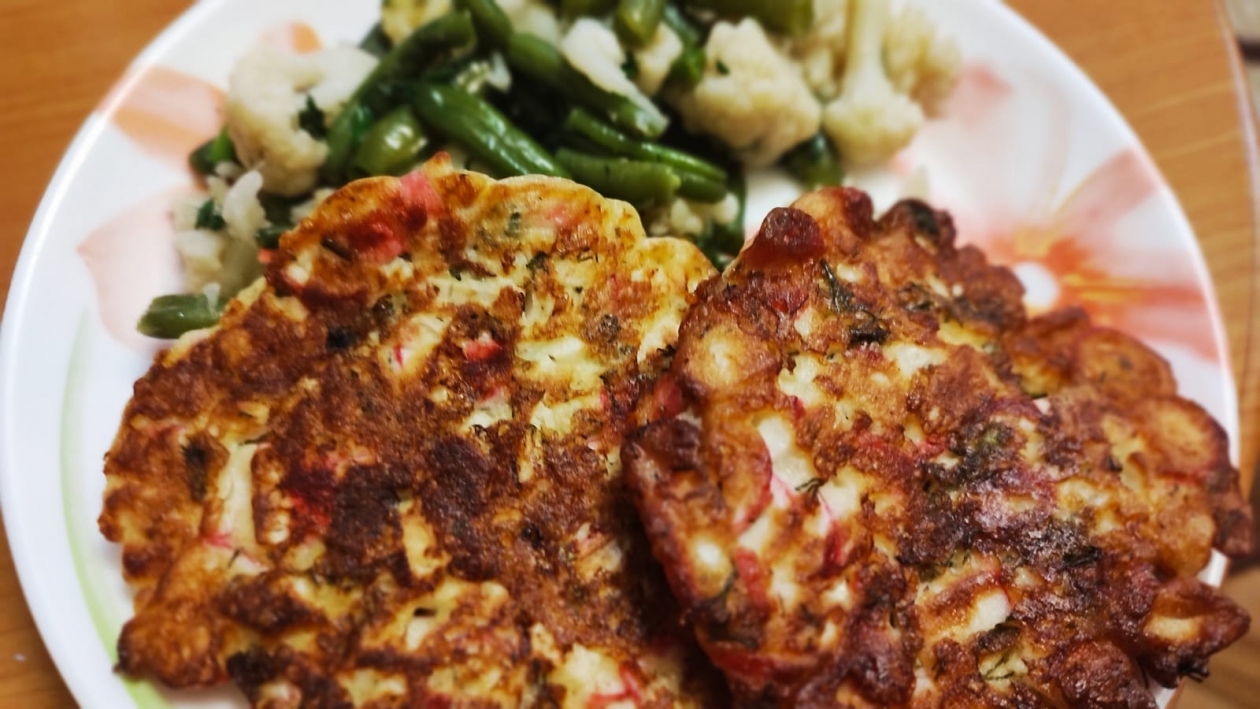 Котлетки из крабовых палочек