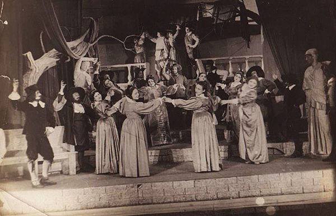 Сцена из спектакля театра ГОСЕТ Уриэль Акоста Карла Гуцкова Госархив ЕАО