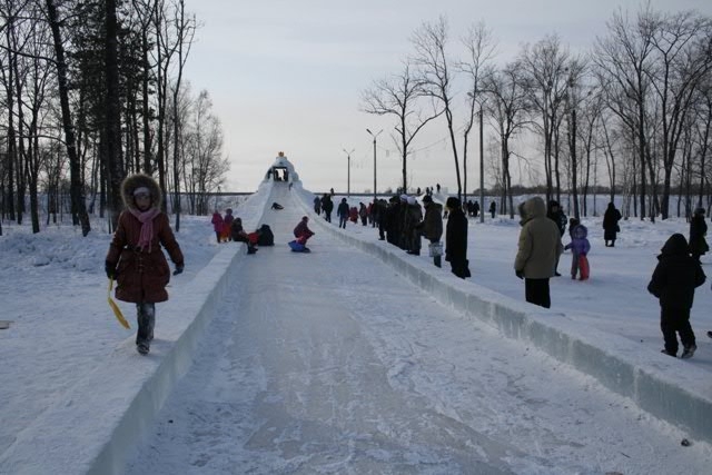 Огромная горка
