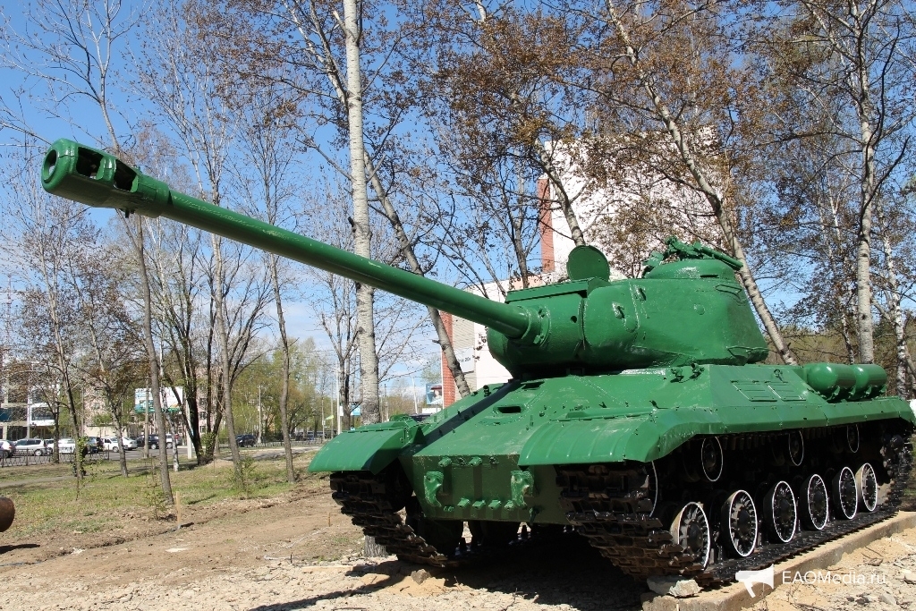 Танк ИС-2, принимавший участие в боях на Дальнем Востоке