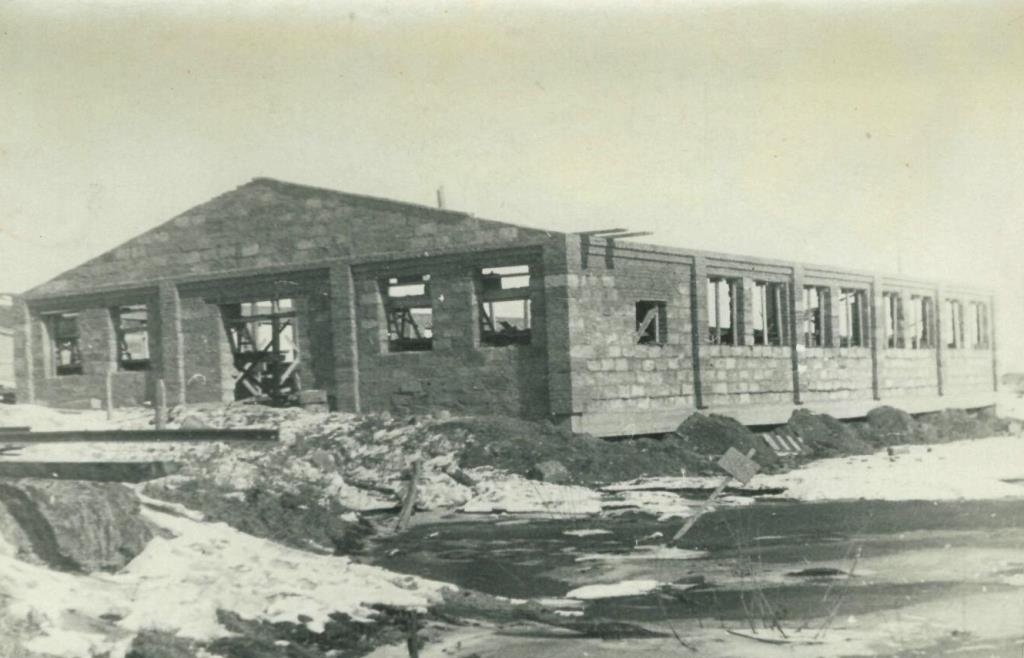 Строительство обозного завода в г. Биробиджане. 1930–е гг. Госархив ЕАО