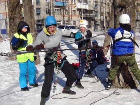 Соревнования школы юных спасателей