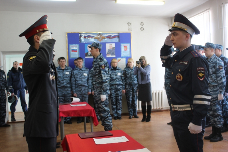 Присяга сотрудников полиции