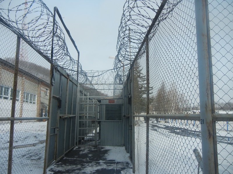 За колючей проволокой