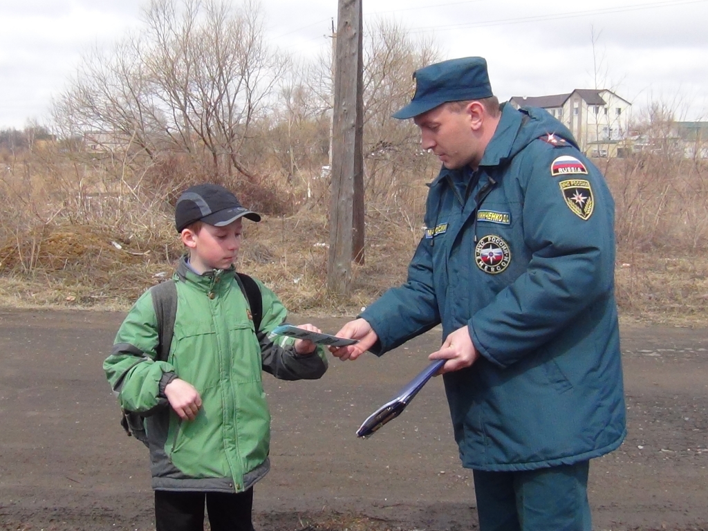 Противопожарный рейд в селе Птичник