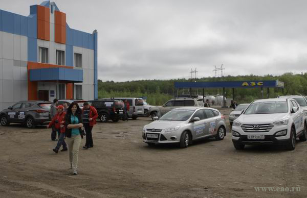 Встреча участников автопробега "Дороги объединяют Россию" на территории ЕАО, Фото с места события из других источников