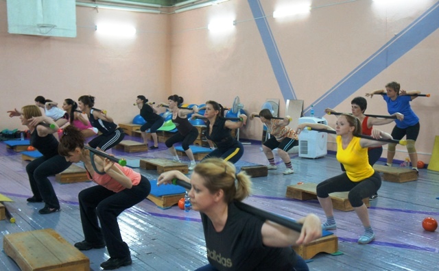 Боди-памп (Body-pump), Фото с места события собственное