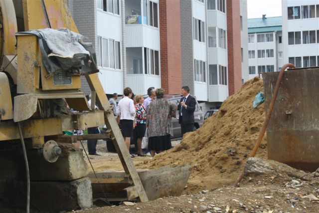 Детский сад на 120 мест примет детей в Биробиджане в этом году, Фото с места события собственное