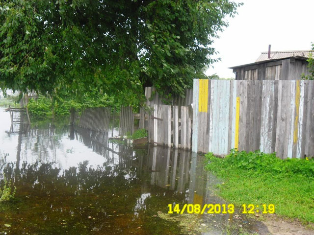 Вода топит ул. Ленина в Благословенном, Фото с места события из других источников