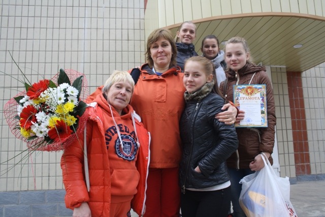 Команда Ленинского района приехала вопреки наводнению, Фото с места события собственное
