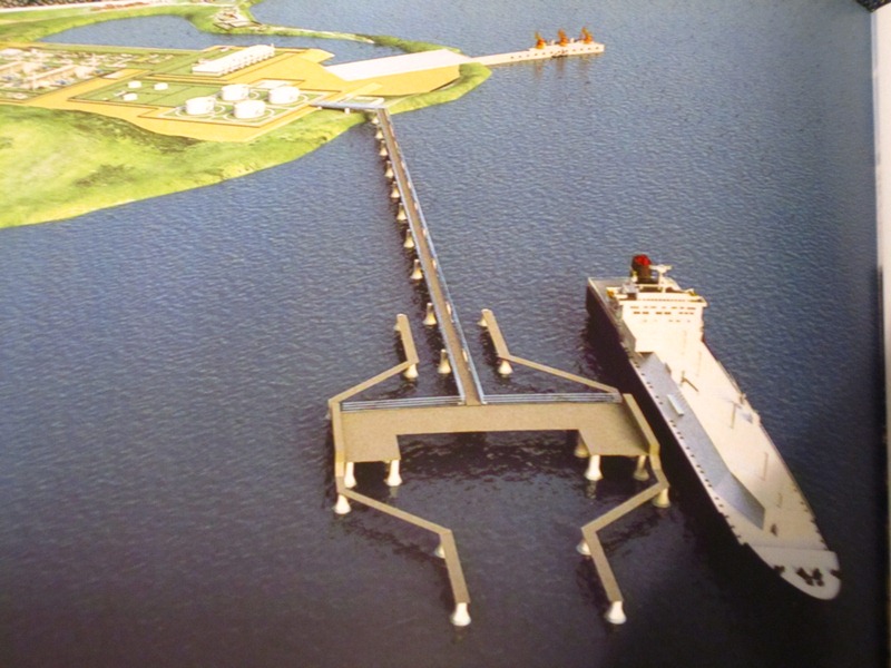 Производство СПГ, Фото с места события собственное