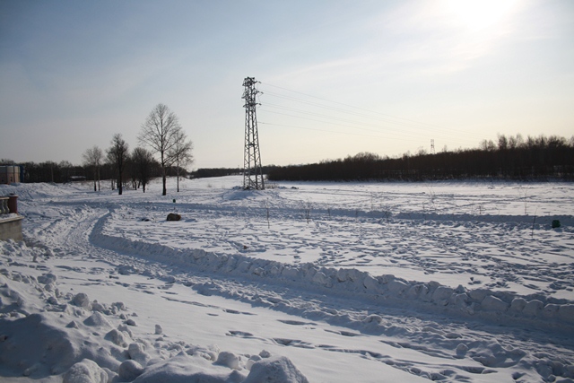 Место для строительства Крещенского городка утвердили в Биробиджане, Фото с места события собственное