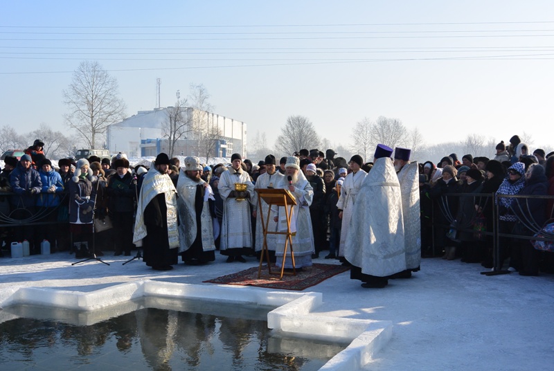 Праздник Крещения отметили в Биробиджане, Фото с места события собственное