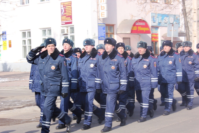 Смотр прошел в Сквере Победы, Фото с места события из других источников