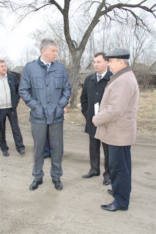 Андрей Пархоменко проинспектировал работу коммунальщиков, Фото с места события собственное