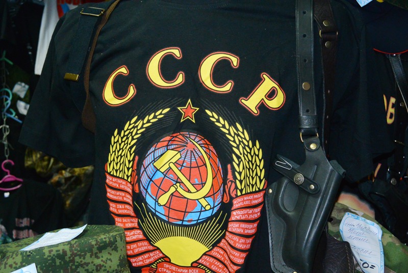 Футболки "СССР" - хит продаж, Фото с места события собственное