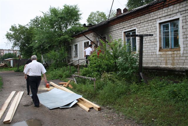 Дом по ул. Репина, 3 пойдет под снос, Фото с места события из других источников