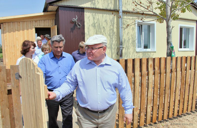 Готовность домов для подтопленцев в Смидовичском районе ЕАО проверил глава региона , Фото с места события из других источников