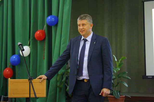 Мэр Биробиджана Андрей Пархоменко, Фото с места события собственное