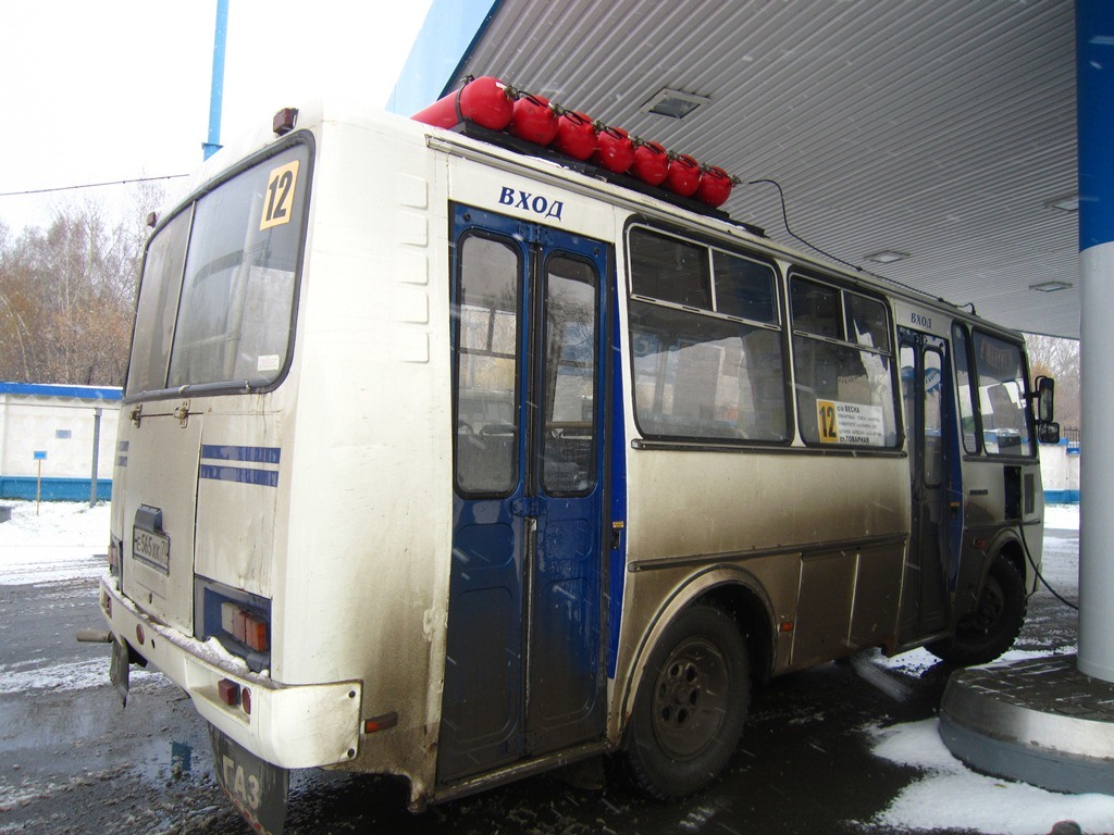 В Томске более 10-ти автобусов, работающих на газовом топливе, Фото с места события собственное