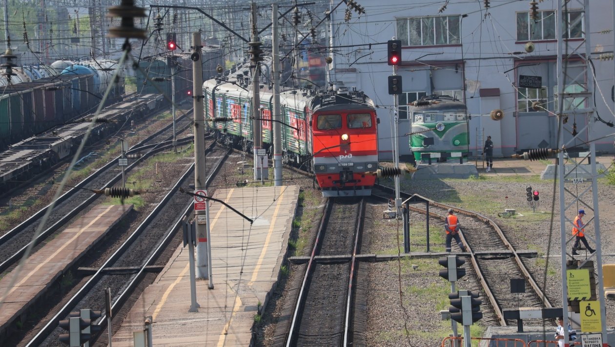 поезд, станция Уссурийск, железнодорожный вокзал Анна Маринец, ИА UssurMedia.ru