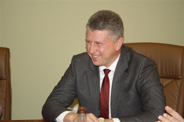 Мэр города Андрей Пархоменко, Фото с места события собственное