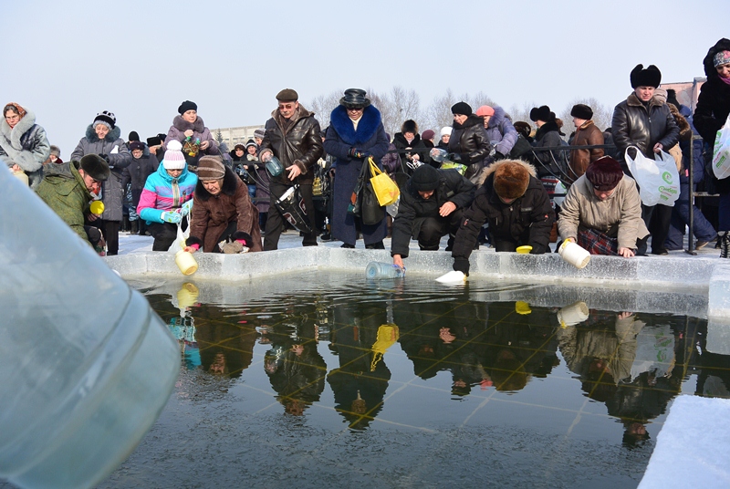 Праздник Крещения Господня в Биробиджане, Фото с места события собственное