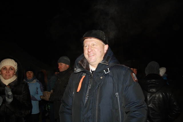Мэр Биробиджана Андрей Пархоменко, Фото с места события собственное