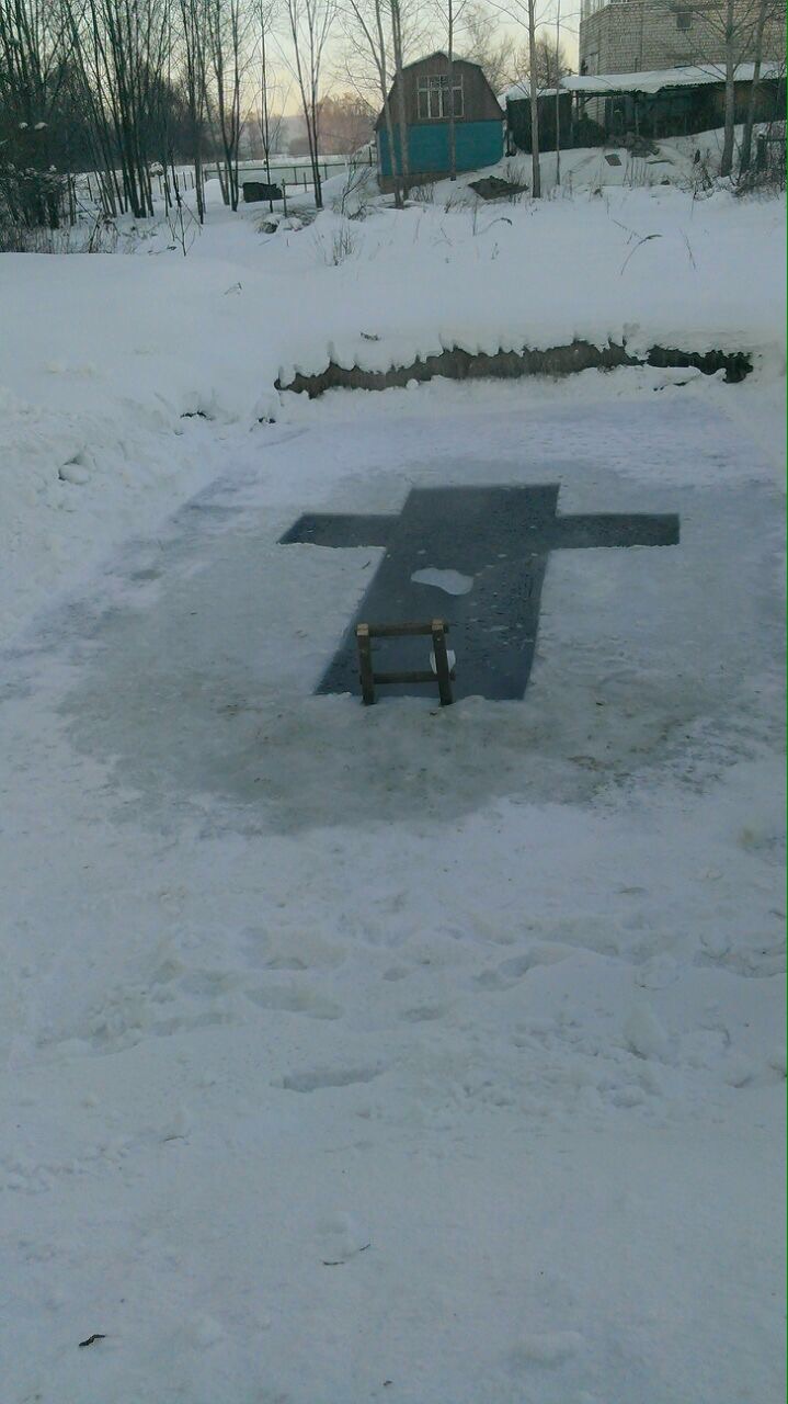 Иордань в г.Облучье ЕАО, Фото с места события из других источников