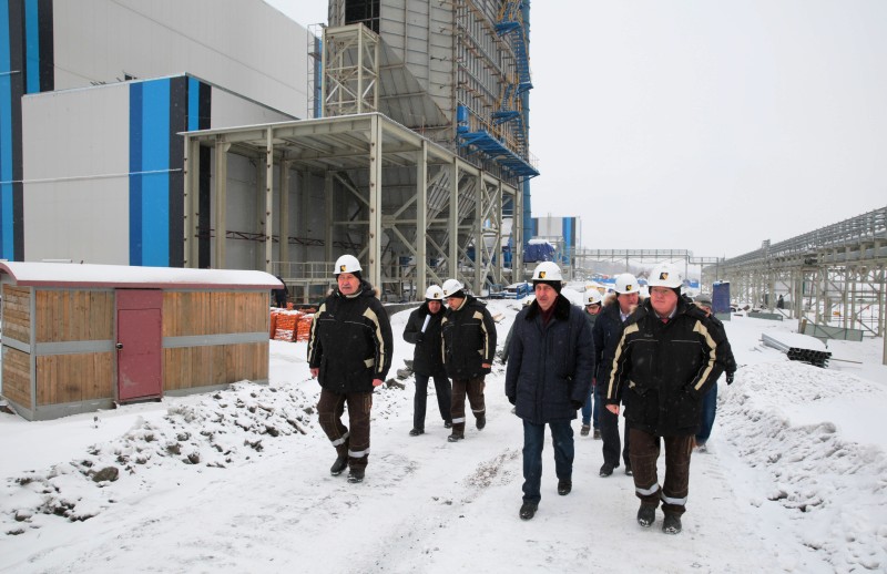 Рабочая поездка Александра Левинталя на строительство ГОКа, Фото с места события из других источников