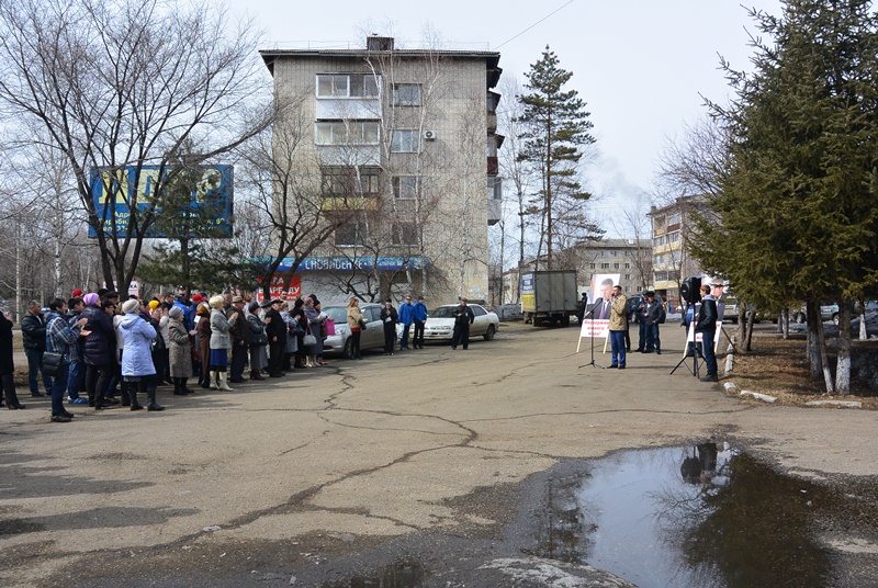 Митинг в поддержку Андрея Пархоменко, Фото с места события собственное