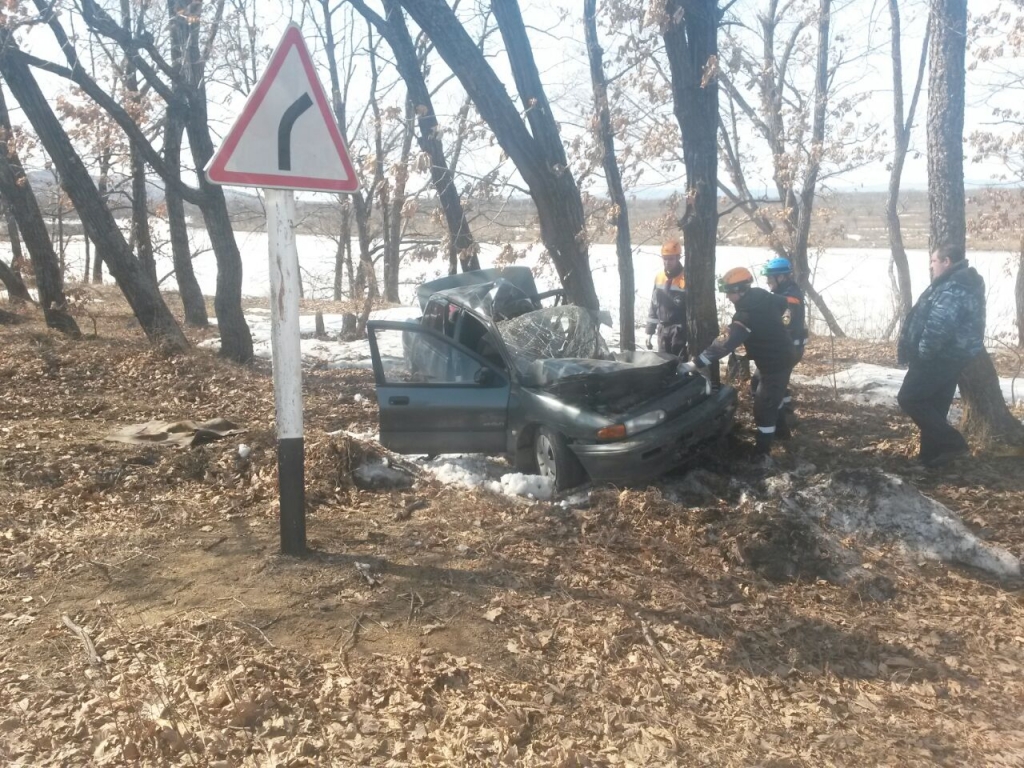 Мужчина погиб в ДТП в выходные из-за автоледи, севшей за руль пьяной и без прав в ЕАО, Фото с места события из других источников