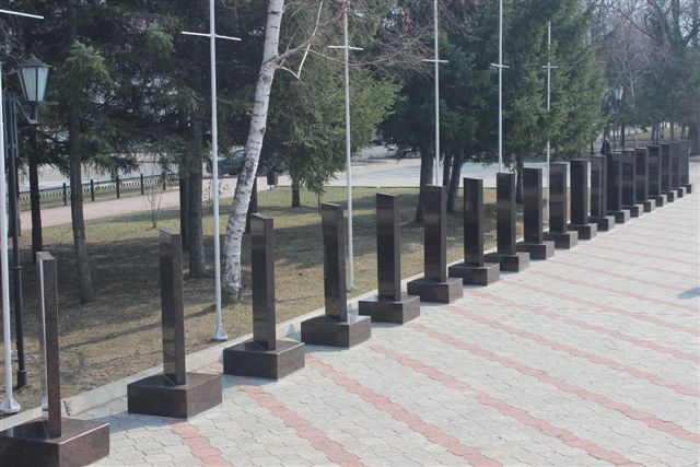 Аллея Героев в Биробиджане, Фото с места события собственное