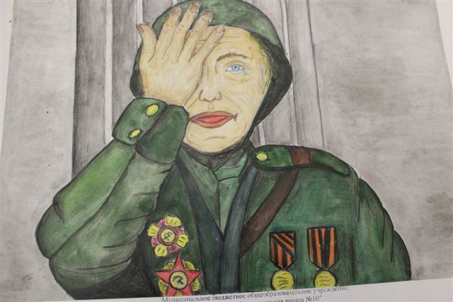 "Слезы войны" Элизаветы Криворучко, Фото с места события собственное