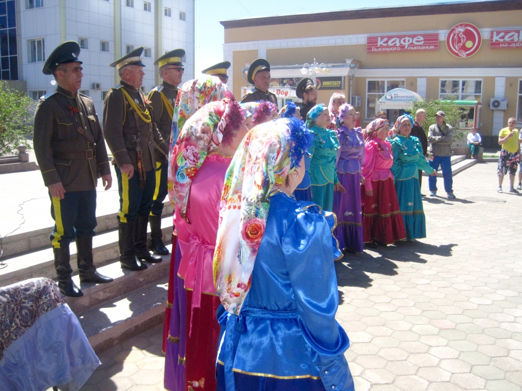 Выступление казачьего хора