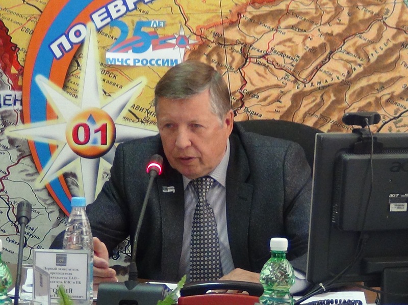 Председатель КЧС и ПБ ЕАО Виктор Гожий