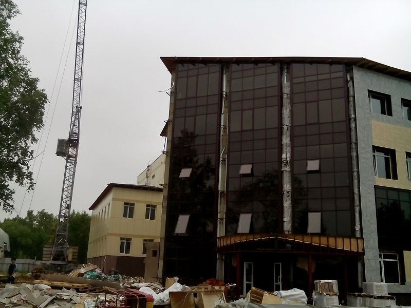 Объект возводит фирма "Экспресс Строй"