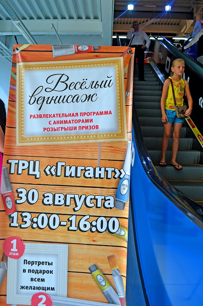Акция "Веселый Вернисаж" в ТРЦ "Гигант" удалась на славу